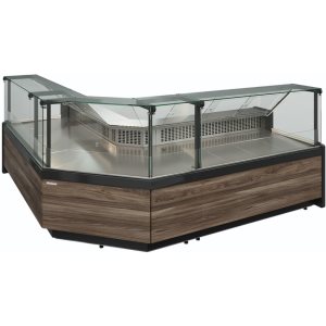 Витрина нейтральная Carboma GC111 N 0,94-1 (1008 (Темный дуб)) (газлифт, без боковин) - Изображение 4
