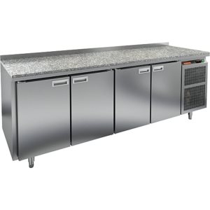 Стол холодильный среднетемпературный HiCold GN 1111/TN М камень
