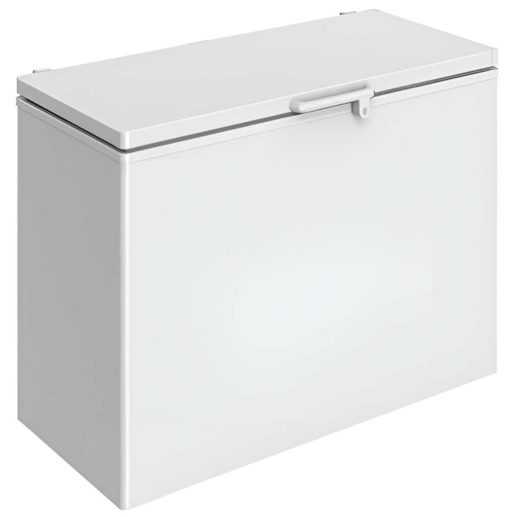 Ларь морозильный с глухой крышкой CRYSPI CF200S нерж. без корзин