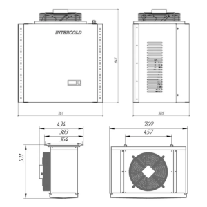 Сплит-система холодильная низкотемпературная Intercold LCM 316 PR FT - Изображение 4