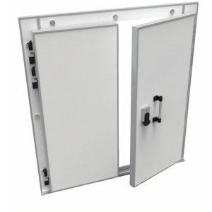 Дверь холодильная распашная двустворчатая НТ-РДД-1400*2400/120 - Изображение 2