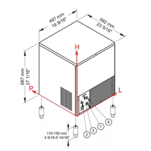 Льдогенератор Brema CB 316A HC (кубики) - Изображение 4