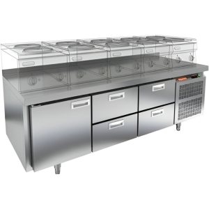 Стол охлаждаемый HiCold GN 122/TN LT О под тепловое оборудование