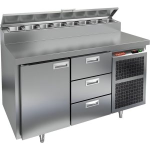 Стол холодильный для пиццы HiCold PZ1-13/GN (1/3)