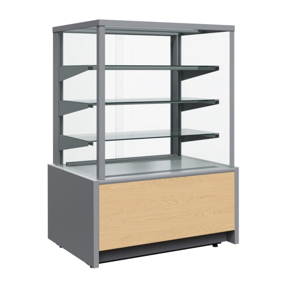 Витрина кондитерская Carboma KC70 VH 0,6-1 Light Chocolate Паттерн (0106 Седой дуб) для шоколада