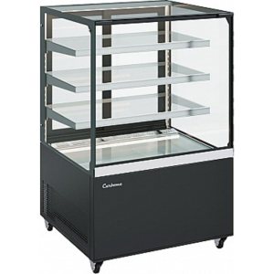 Витрина нейтральная Carboma KC84-130 N 1,5-1 (9005)