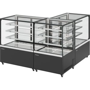 Витрина нейтральная Carboma KC84-130 N 1,5-1 (9005) - Изображение 2