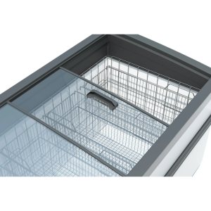 Ларь-бонета морозильная/холодильная Frostor UF 1900 ВЕT серая торцевая с корзинами - Изображение 2