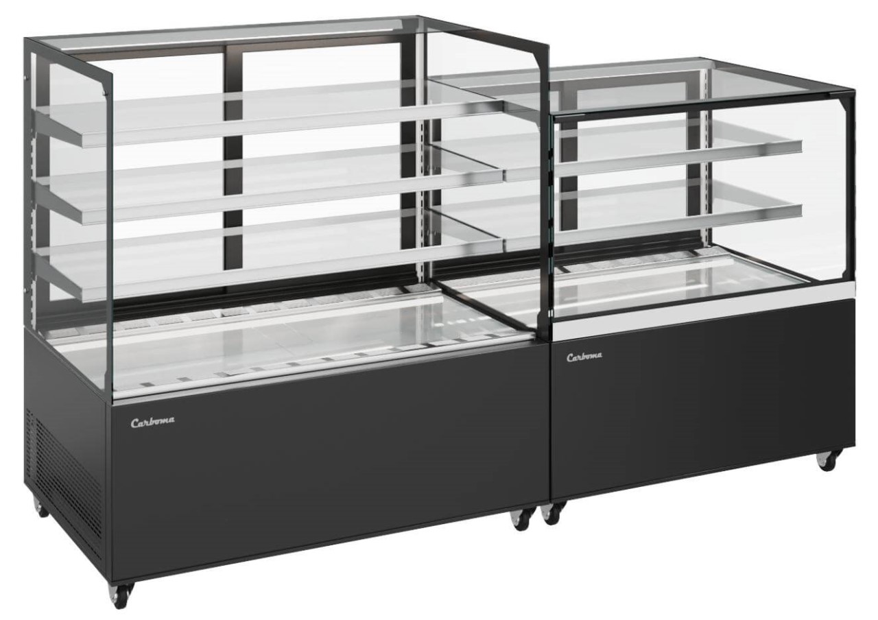 Витрина кондитерская Carboma KC84-130 VV 1,2-1 (9005) - Изображение 8