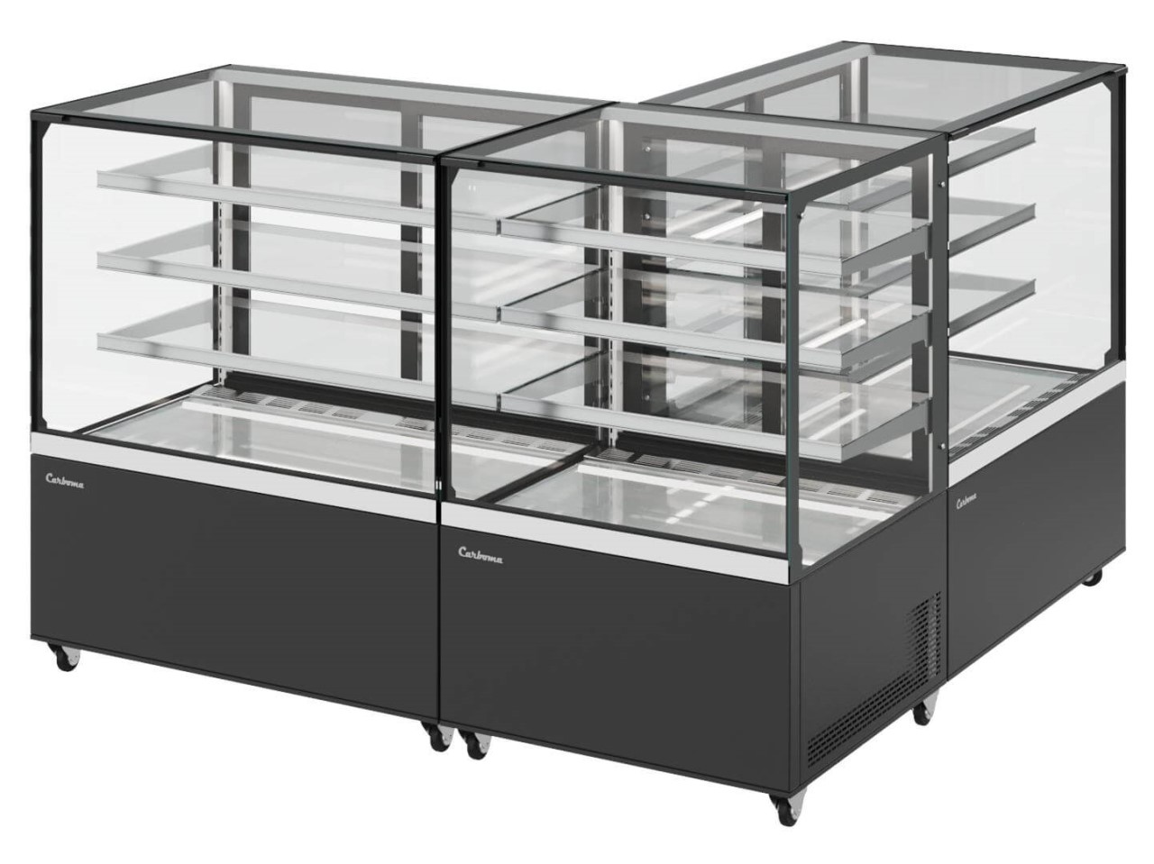 Витрина кондитерская Carboma KC84-130 VV 1,5-1 (9005) - Изображение 3