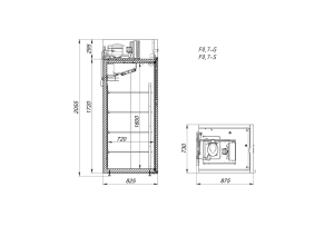 Шкаф холодильный низкотемпературный Arkto F0.7-G - Изображение 2